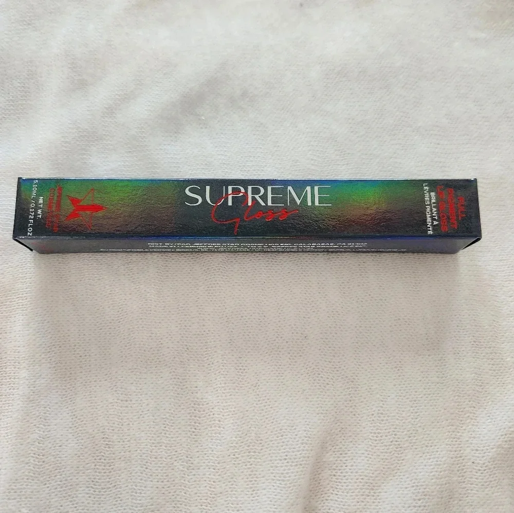 NWT Jeffree Star superior gloss full pigment supreme lip gloss lippies red